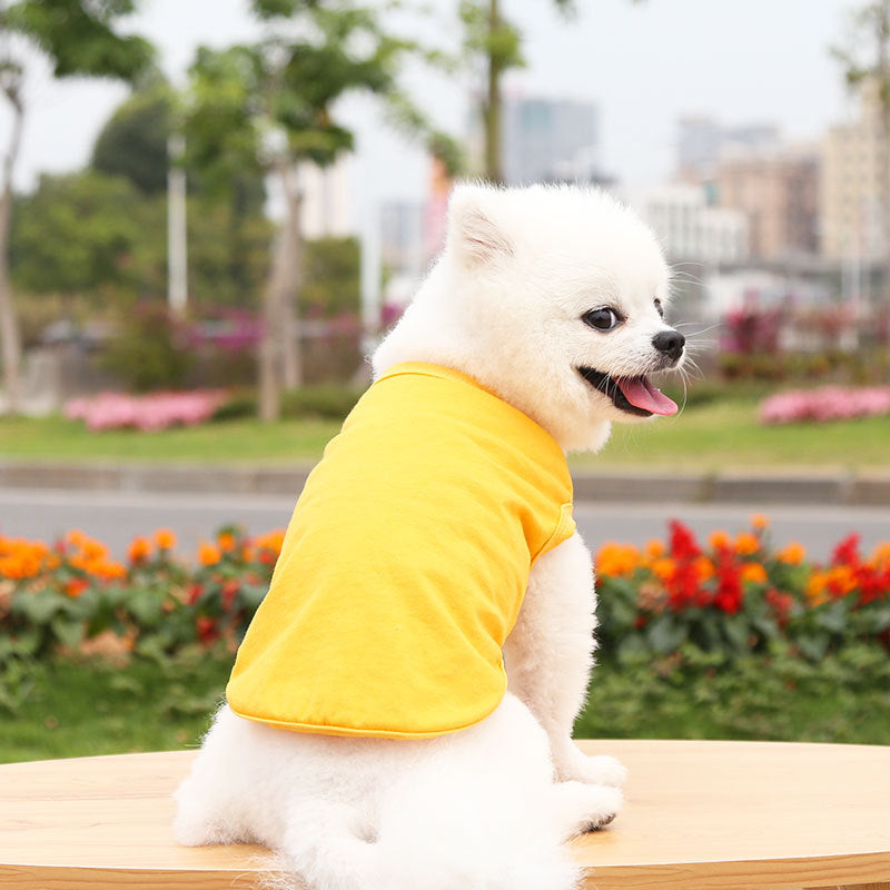 Dogs Pullover 100% Cotton Soft Puppy Cute Blank Clothes