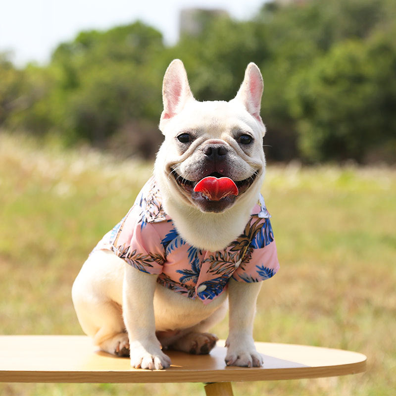 Hawaiian Dog Shirts Apparel Suit for Holiday