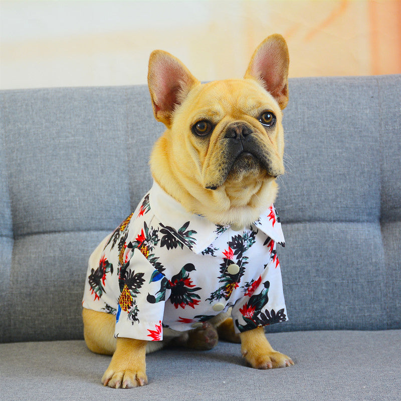 Cute Dog Hawaiian Summer Cool T-Shirt