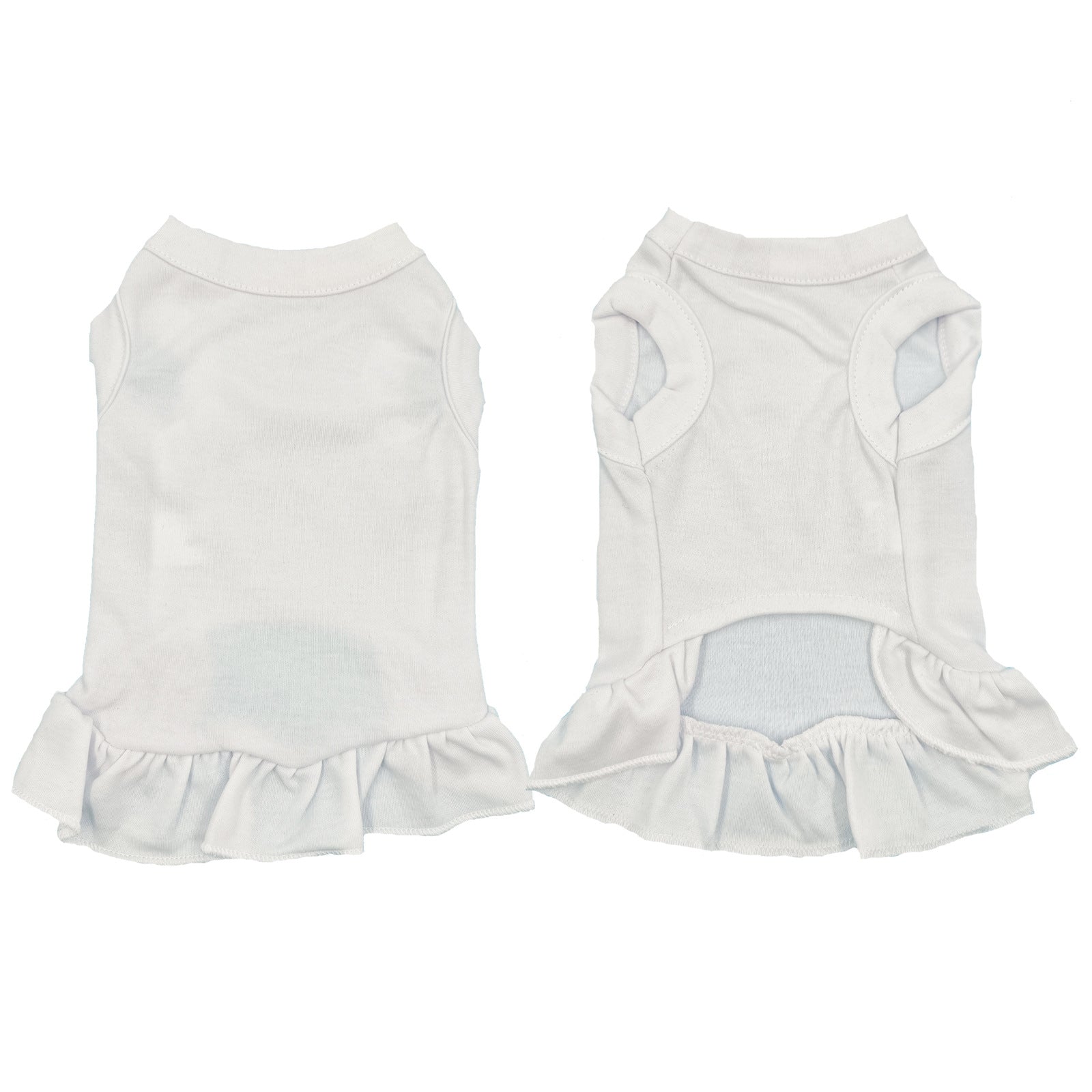 Sleeveless Dress Blank Dog Shirt Skirt for Sublimation