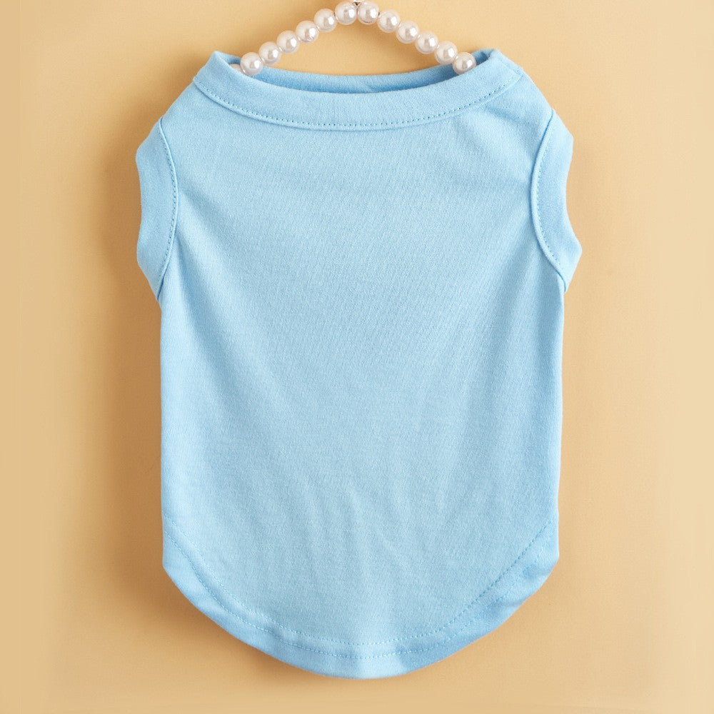 Plus Size Dog Shirts Pet Clothes Blank Clothing Jerseys