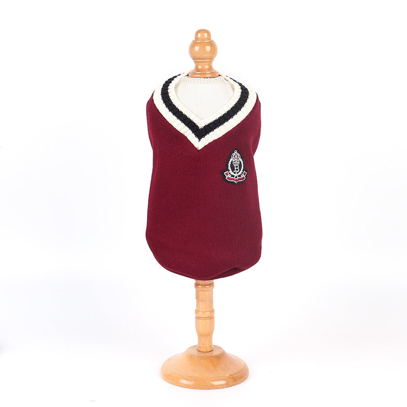Dog Clothes Pet School Vest