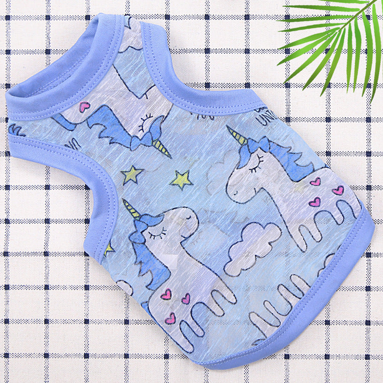 Puppy Apparel Summer Shirts Cute Vest