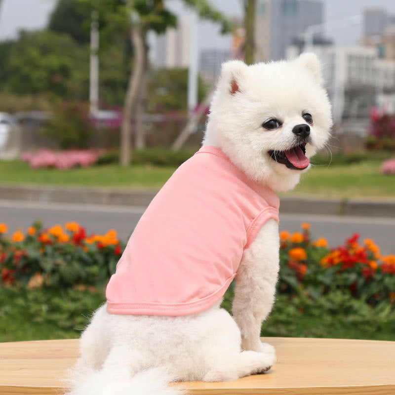 Dogs Pullover 100% Cotton Soft Puppy Cute Blank Clothes