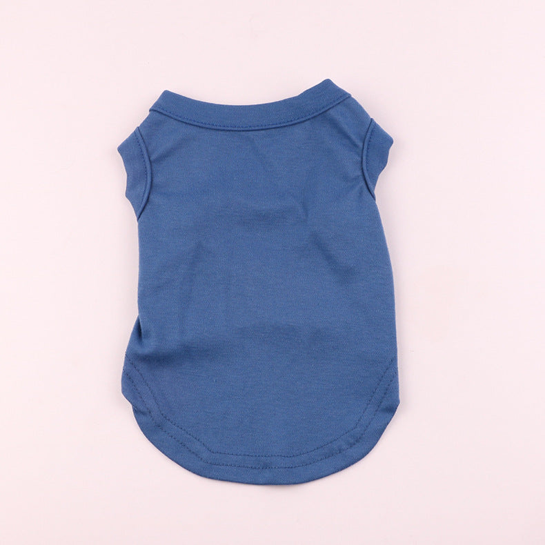 Dog Shirts Pet Clothes Blank Clothing Jerseys