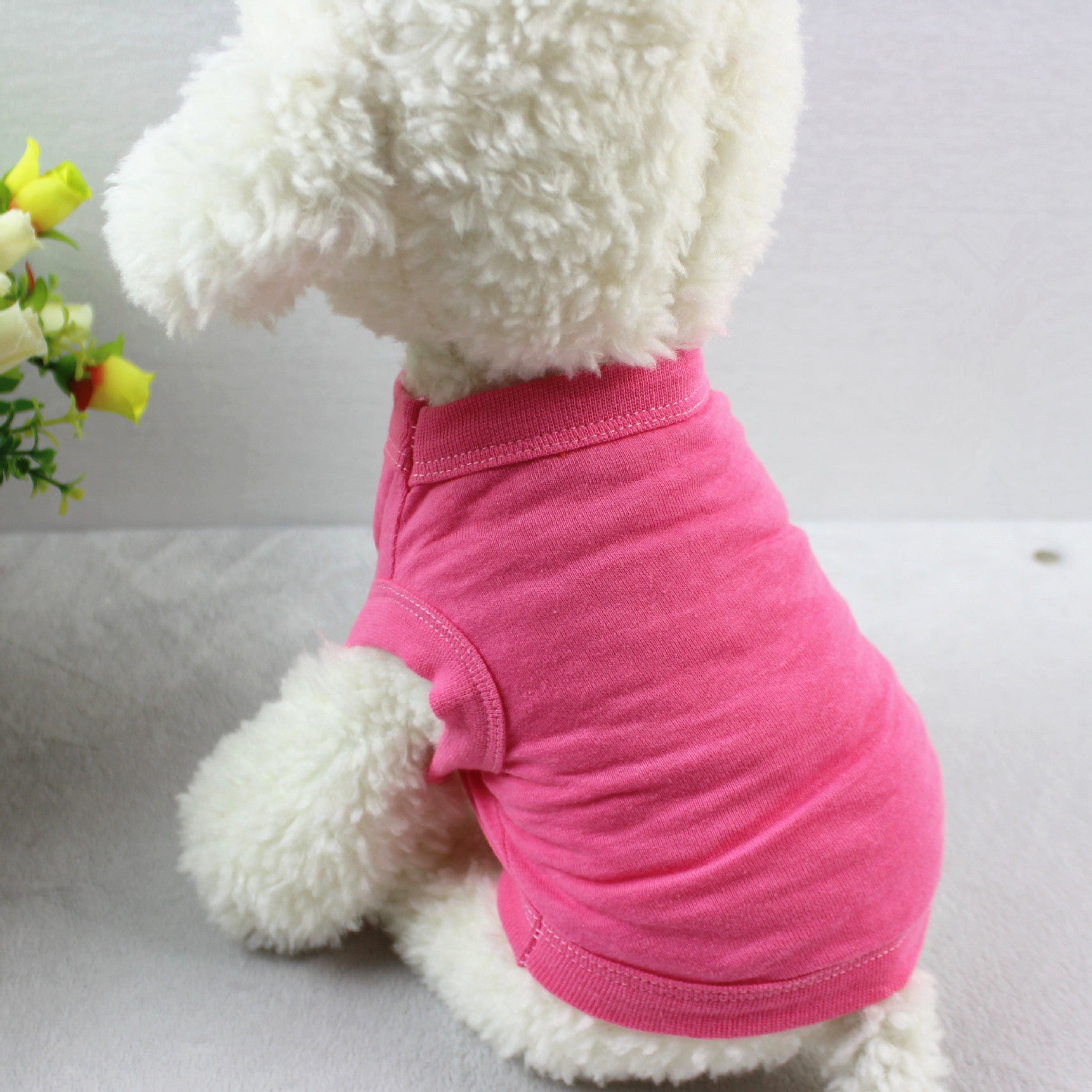Dog Shirt Soft Breathable Dog Blank T-Shirt Jerseys