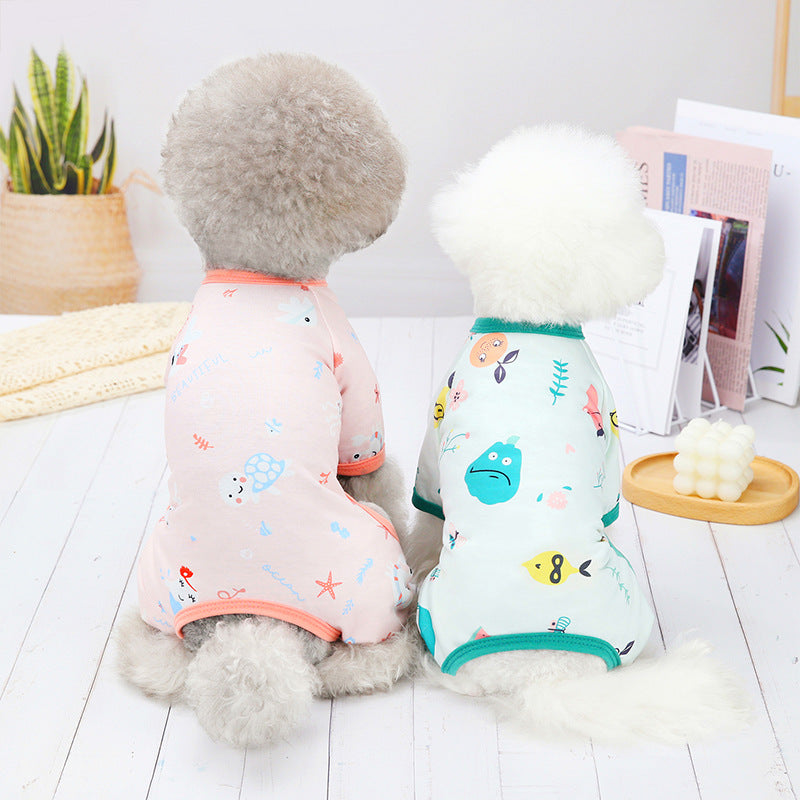 Cute Dog Clothes Onesies Puppy Pajamas
