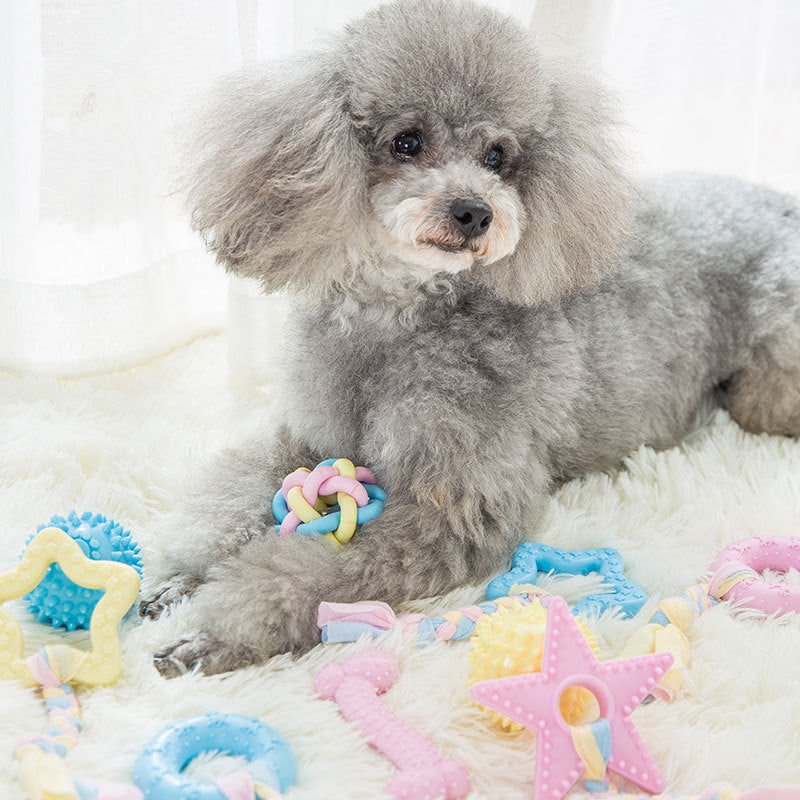 Rubber Chew Toys Durable Dog Teething Toys