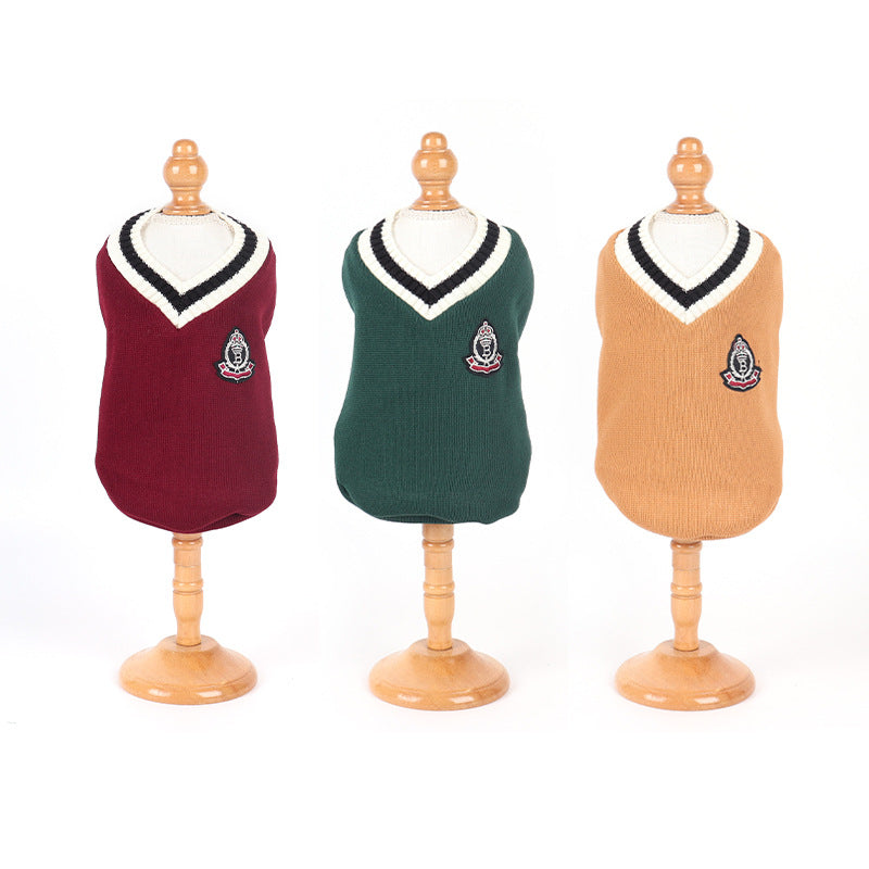Dog Clothes Pet School Vest