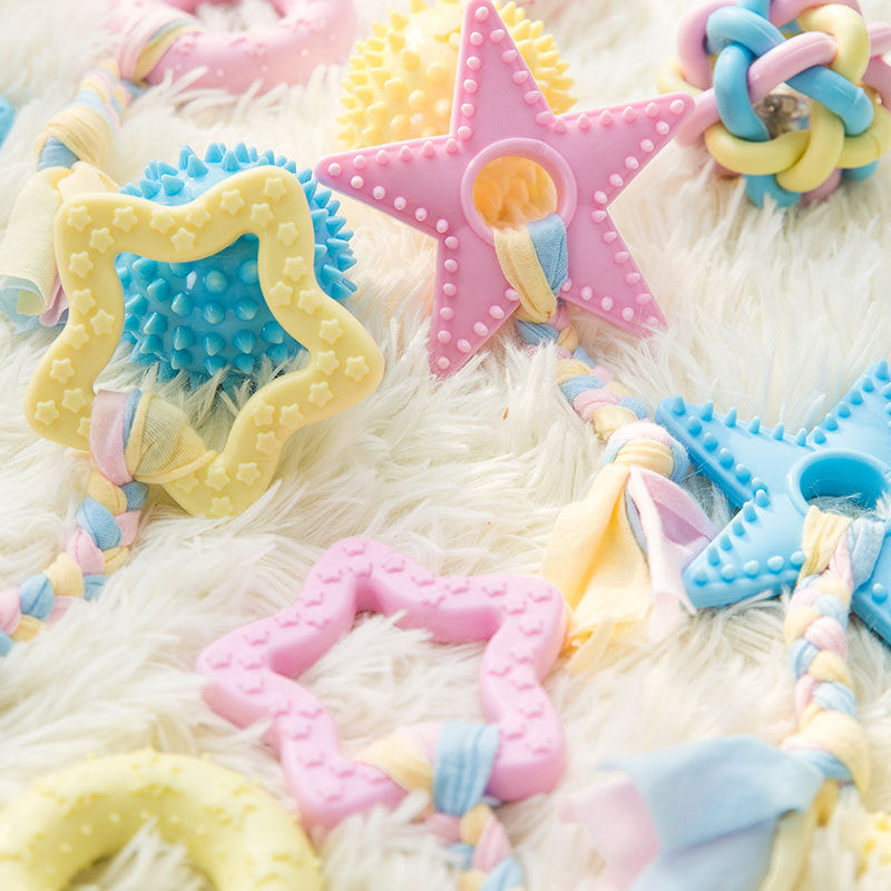 Rubber Chew Toys Durable Dog Teething Toys