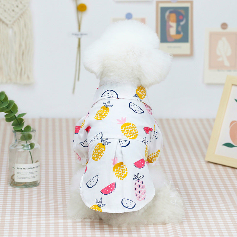 Breathable Dog Polo T-Shirts Summer Clothes