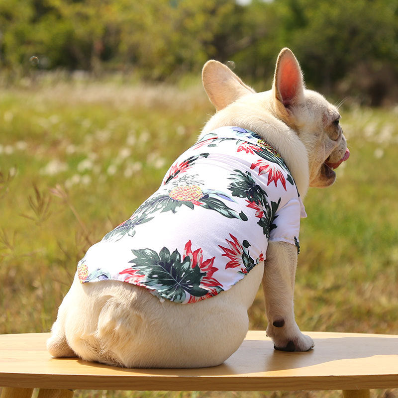 Hawaiian Dog Shirts Apparel Suit for Holiday