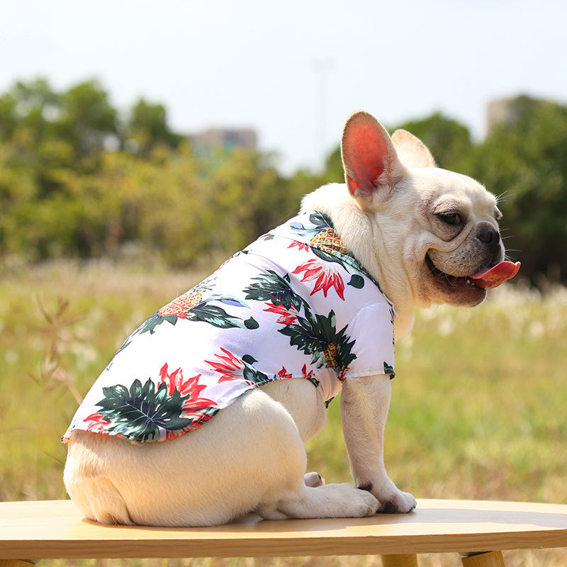 Hawaiian Dog Shirts Apparel Suit for Holiday