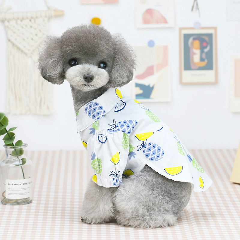 Breathable Dog Polo T-Shirts Summer Clothes