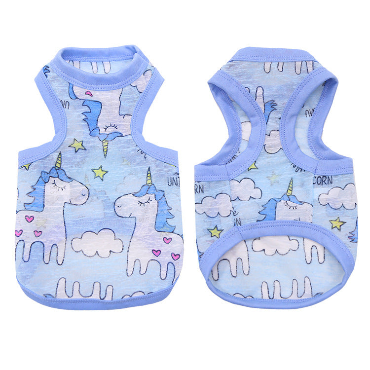 Puppy Apparel Summer Shirts Cute Vest
