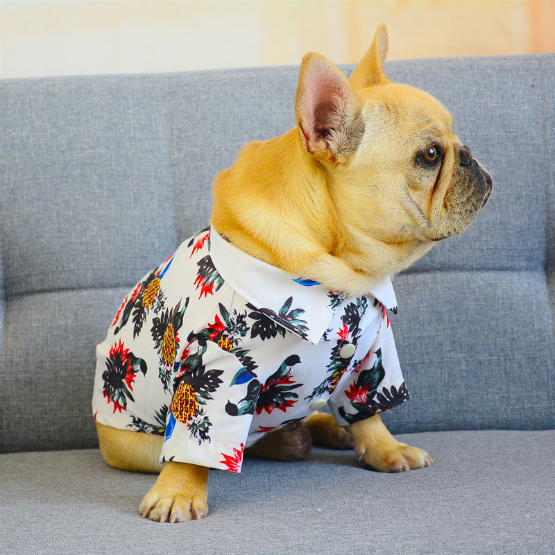 Cute Dog Hawaiian Summer Cool T-Shirt