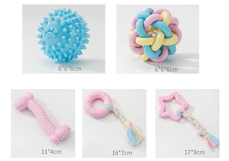 Rubber Chew Toys Durable Dog Teething Toys