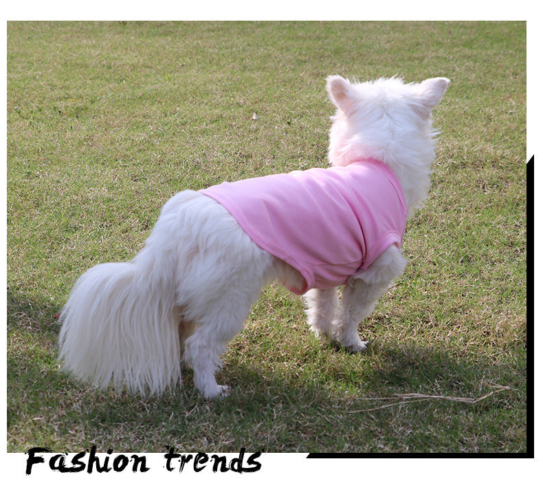 Plus Size Dog Shirts Pet Clothes Blank Clothing Jerseys