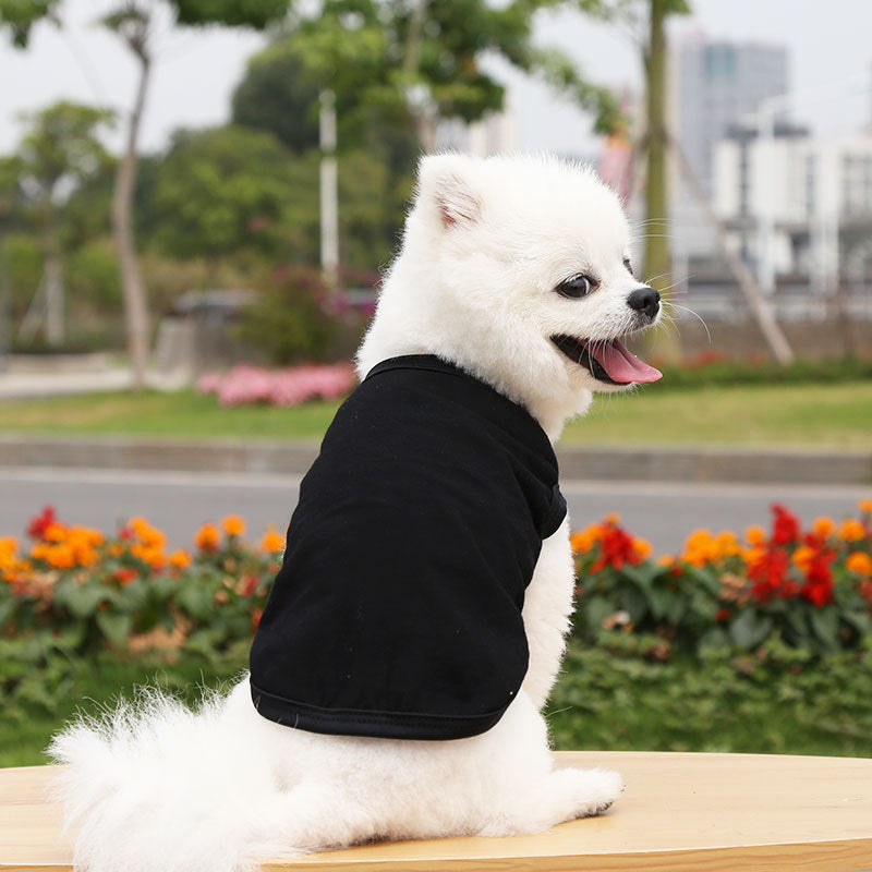 Dogs Pullover 100% Cotton Soft Puppy Cute Blank Clothes