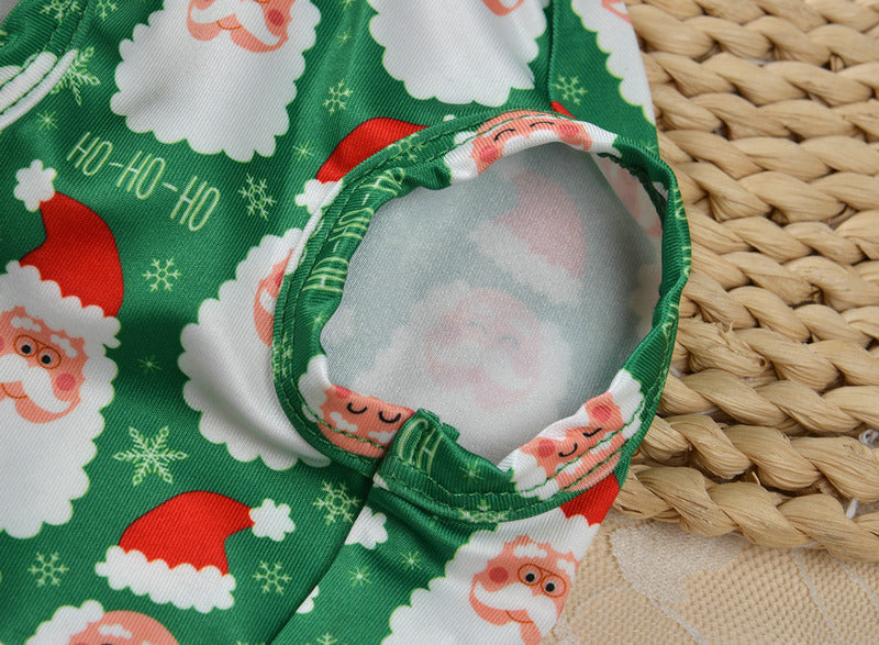 Christmas Pet Vest Shirt Dog Apparel Clothes