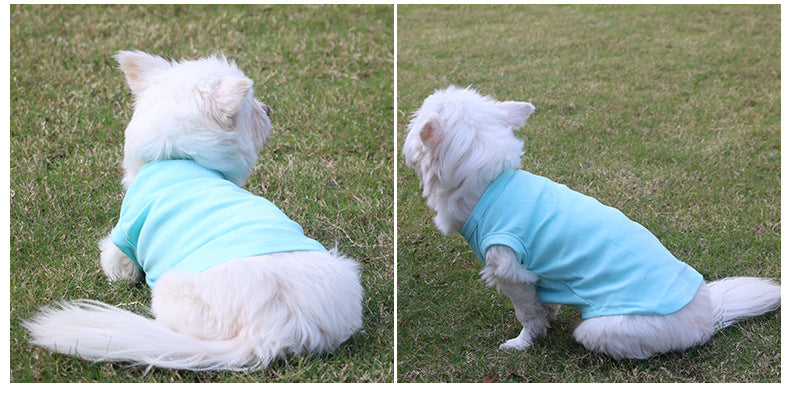 Plus Size Dog Shirts Pet Clothes Blank Clothing Jerseys