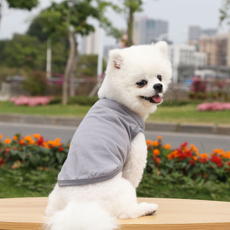 Dogs Pullover 100% Cotton Soft Puppy Cute Blank Clothes