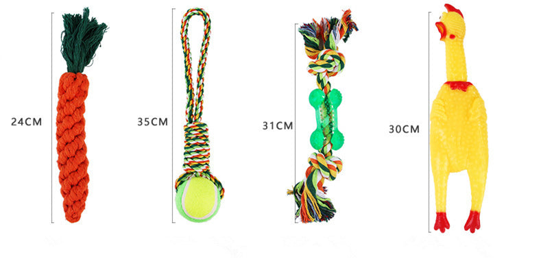 Dog Teething Toys Chew Dog Rope Toys