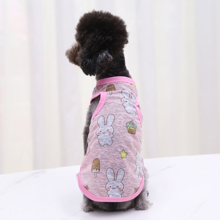 Puppy Apparel Summer Shirts Cute Vest