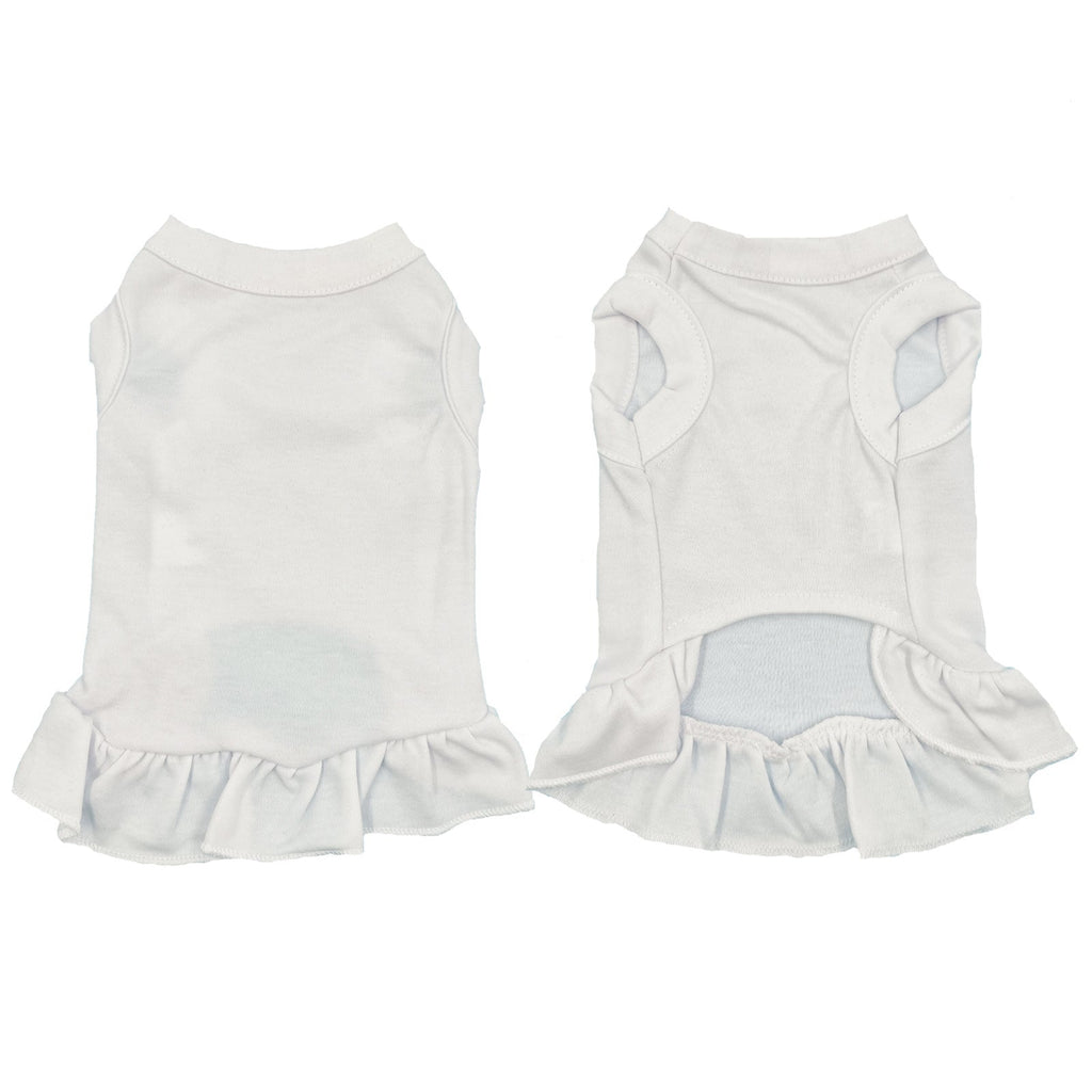 Sleeveless Dress Blank Dog Shirt Skirt for Sublimation