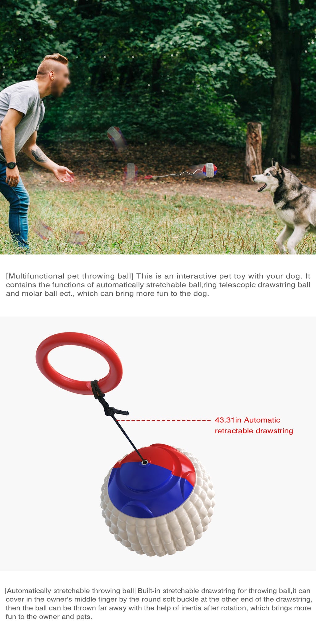 Dog Traning Balls Launcher Toy