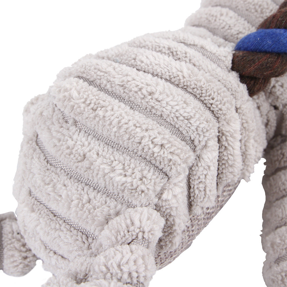 Squeaky Plush Dog Toy for Small to Large Dogs