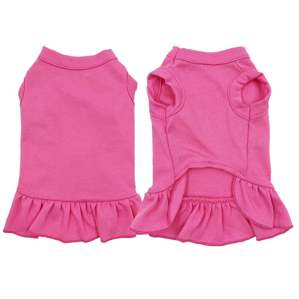 Sleeveless Dress Blank Dog Shirt Skirt for Sublimation