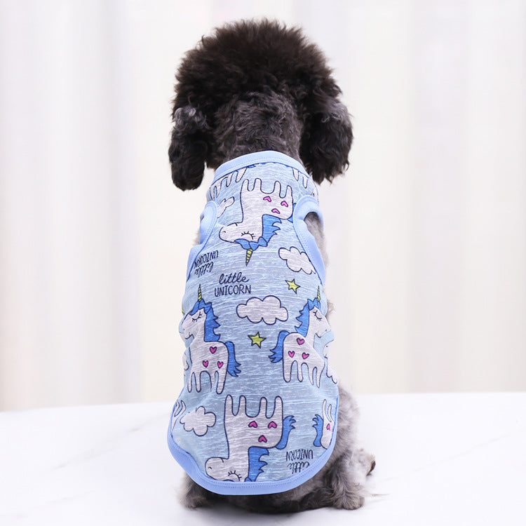 Puppy Apparel Summer Shirts Cute Vest