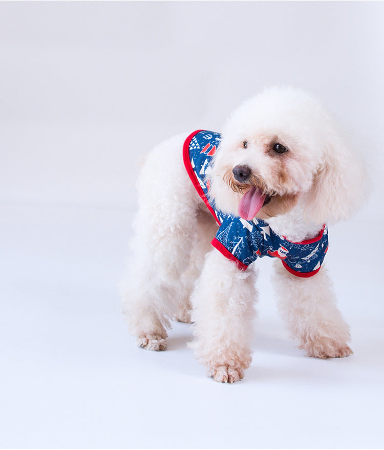 Christmas Dog Shirt Vest Soft Breathable Pet Clothes
