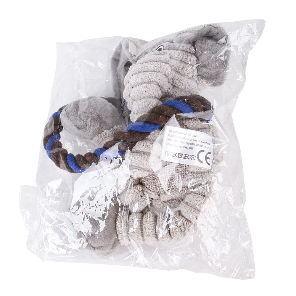 Squeaky Plush Dog Toy for Small to Large Dogs