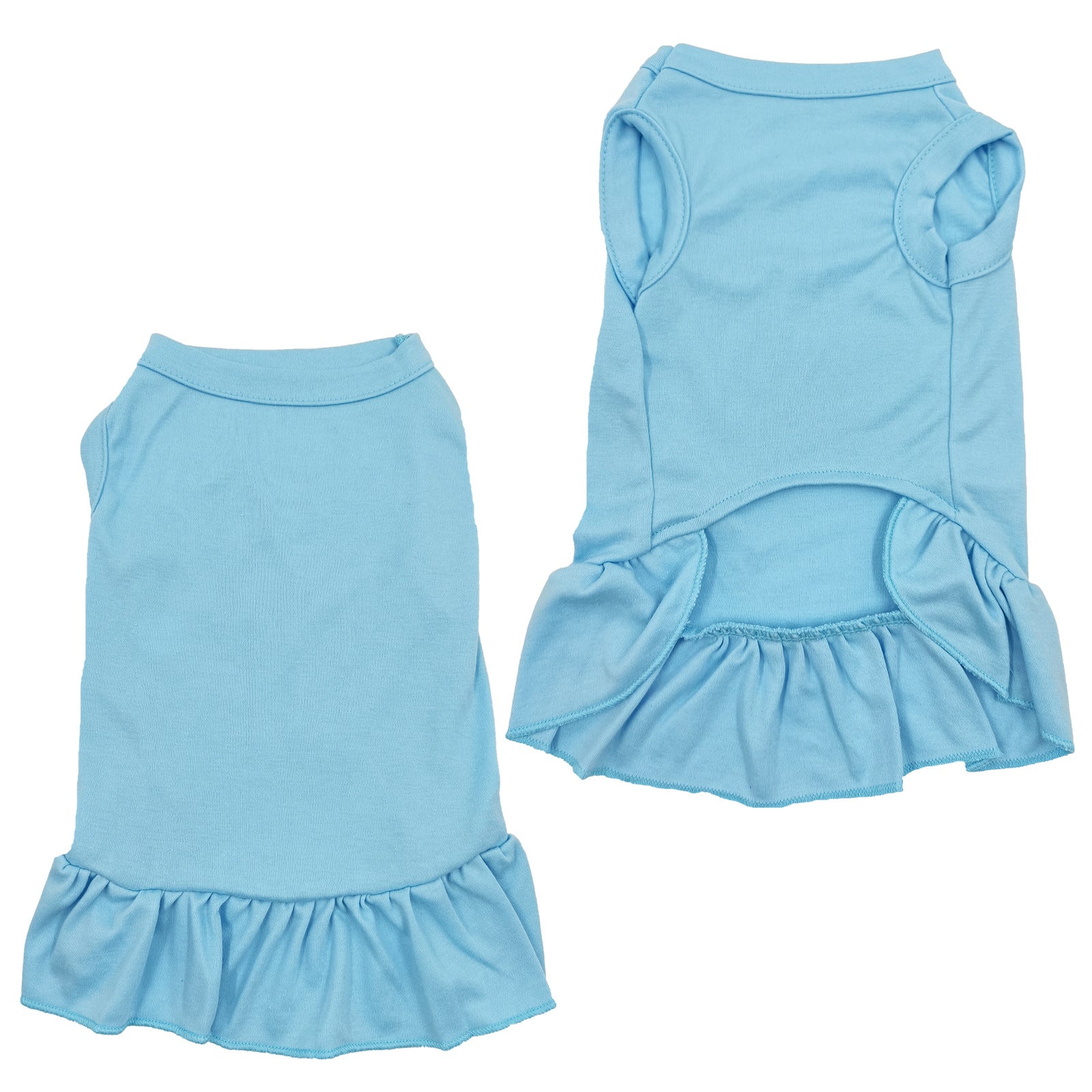 Sleeveless Dress Blank Dog Shirt Skirt for Sublimation