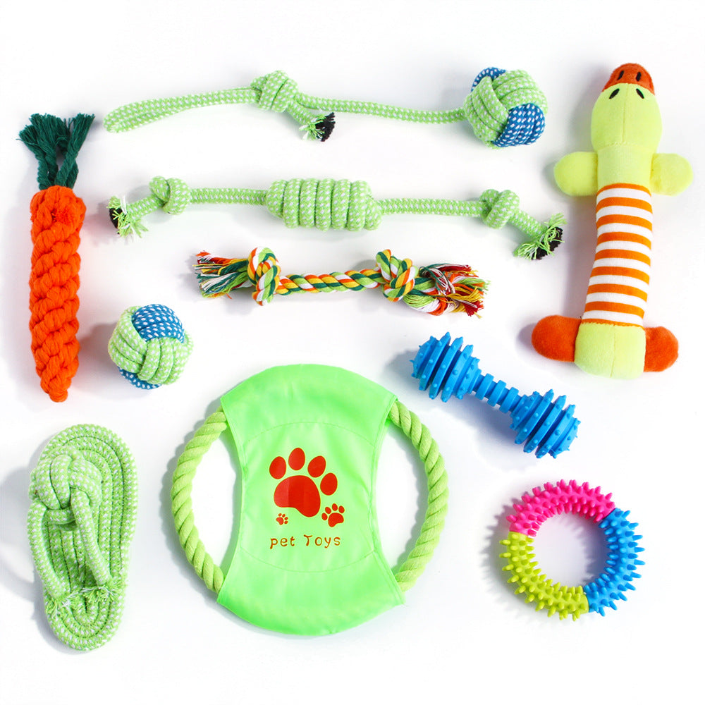 10-Pack Puppy Rope Toys for Teething