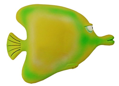 Stuffed Latex Maya Yellow Angel Fish | 7.25 Inch