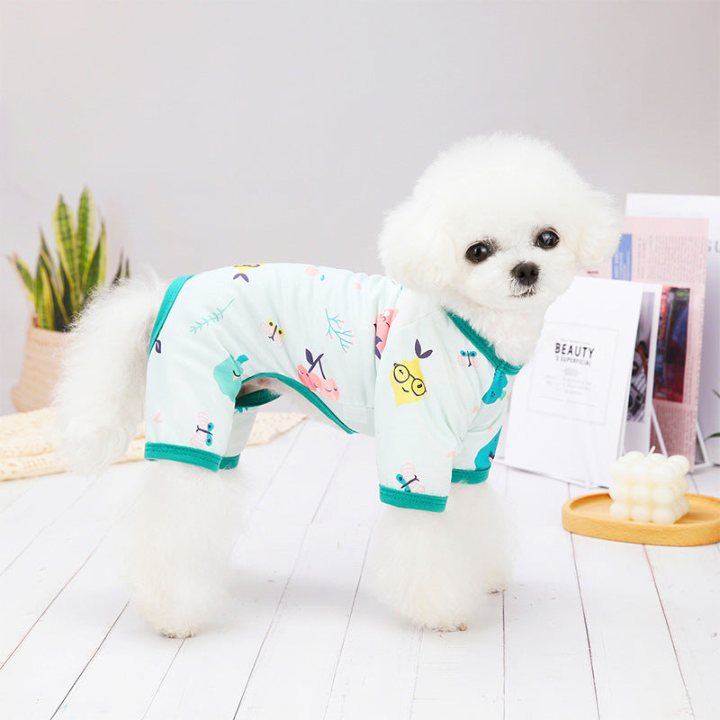 Cute Dog Clothes Onesies Puppy Pajamas