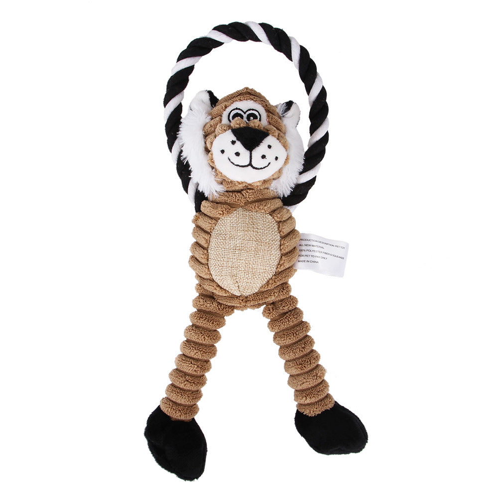Squeaky Plush Dog Toy for Small to Large Dogs