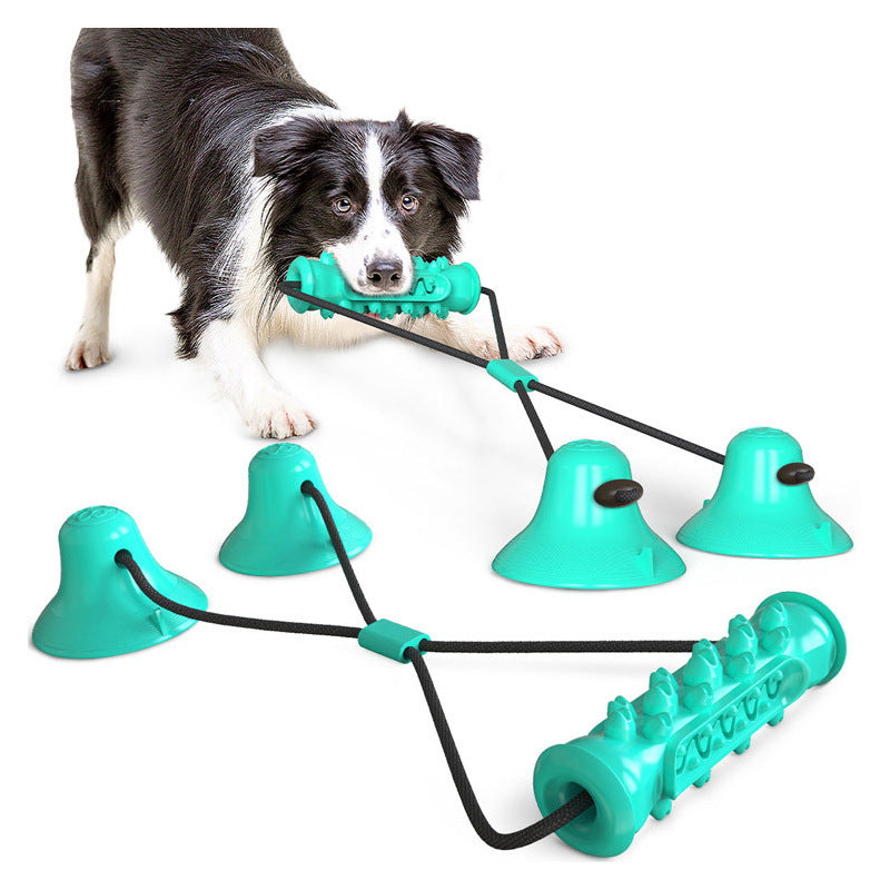 Dog Suction Cup Rope Toy Pet Molar