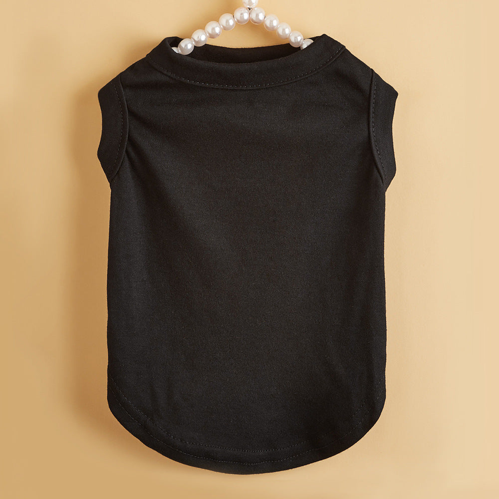 Plus Size Dog Shirts Pet Clothes Blank Clothing Jerseys