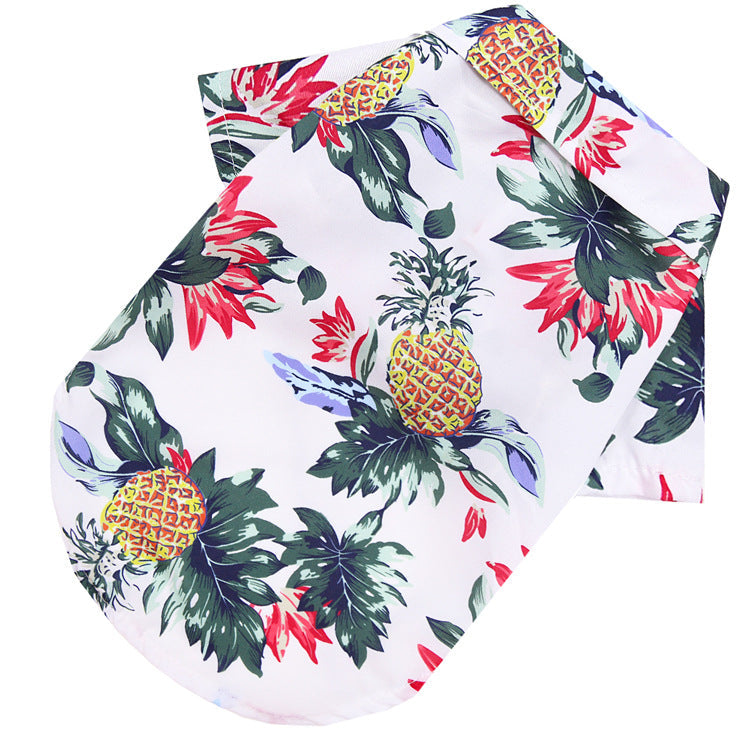 Hawaiian Dog Shirts Apparel Suit for Holiday