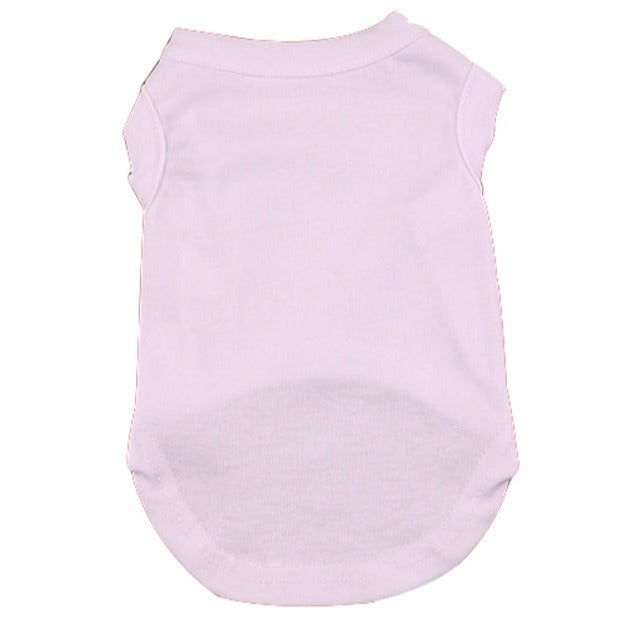 Plus Size Dog Shirts Pet Clothes Blank Clothing Jerseys