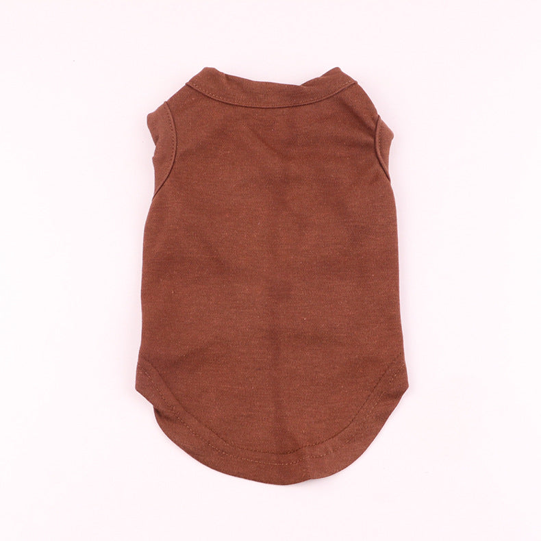 Plus Size Dog Shirts Pet Clothes Blank Clothing Jerseys