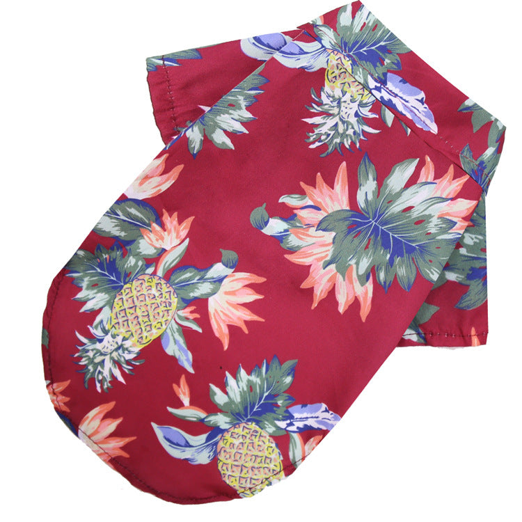 Hawaiian Dog Shirts Apparel Suit for Holiday