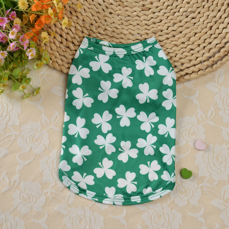 Christmas Pet Vest Shirt Dog Apparel Clothes