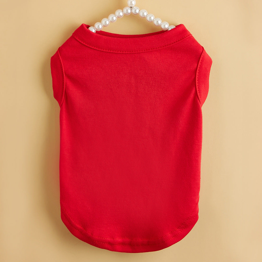 Dog Shirts Pet Clothes Blank Clothing Jerseys