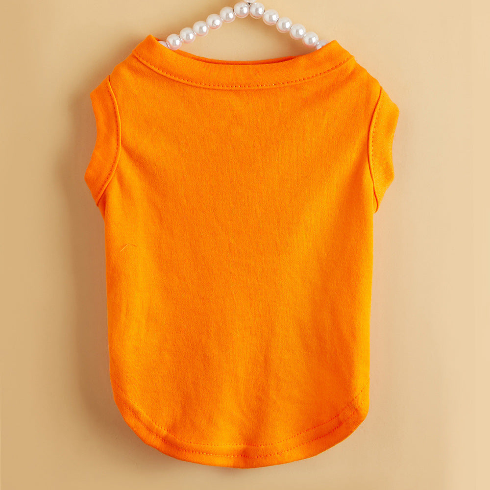 Dog Shirts Pet Clothes Blank Clothing Jerseys