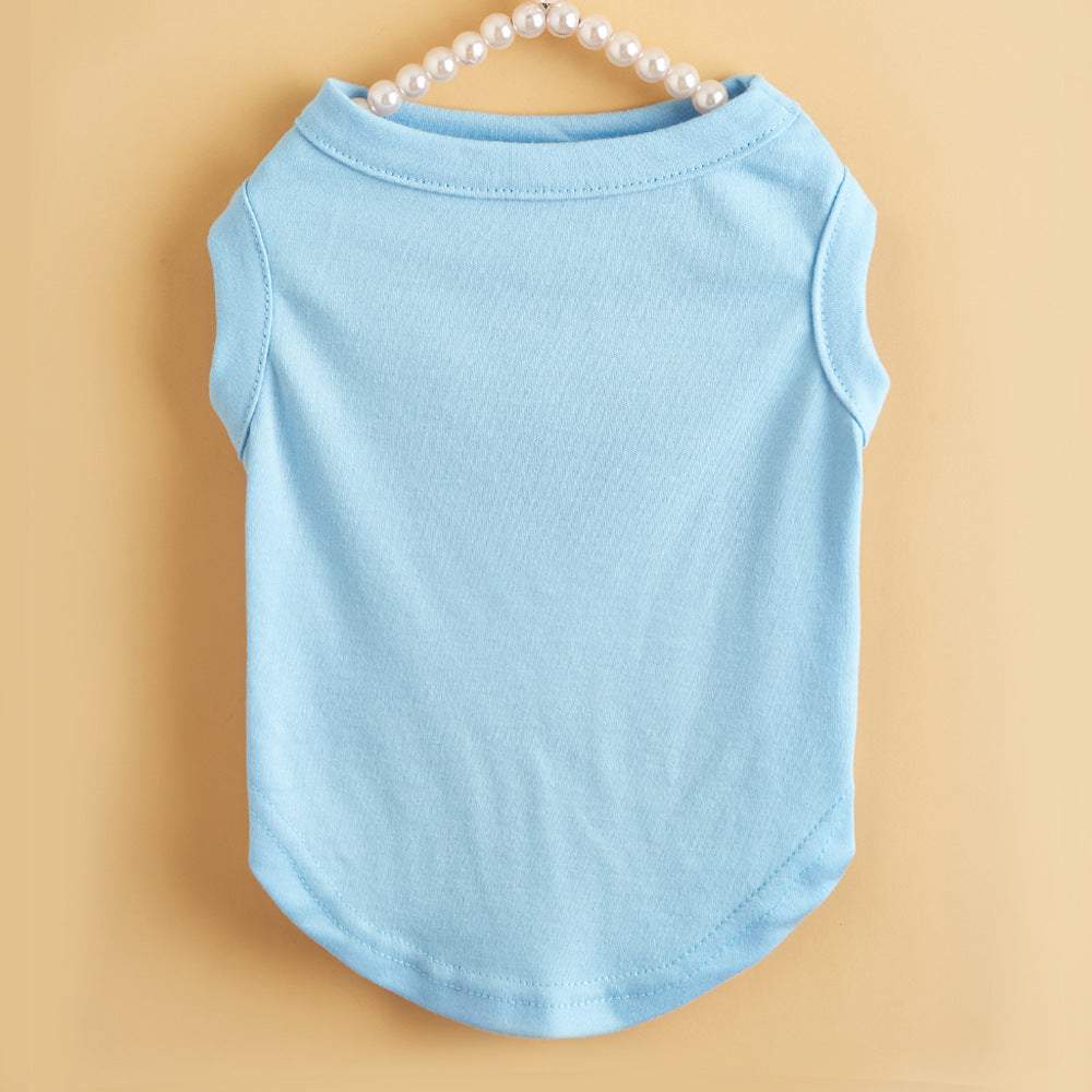 Dog Shirts Pet Clothes Blank Clothing Jerseys